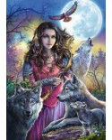 Puzzle Ravensburger - Patroness of Wolves, 1000 piese (19664)