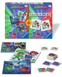 Puzzle Ravensburger - PJ Masks + Memory, 25/36/49 piese, + joc memorie (21300)