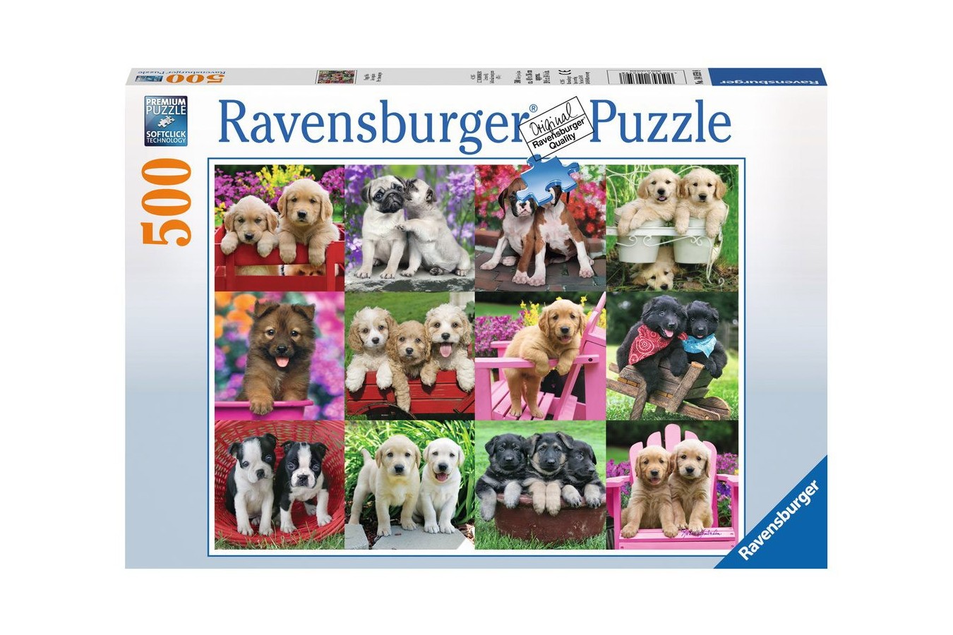 Puzzle Ravensburger - Puppy Pals, 500 piese (14659)