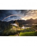Puzzle Ravensburger - Rainbow on Machu Picchu, Peru, 1000 piese (15158)