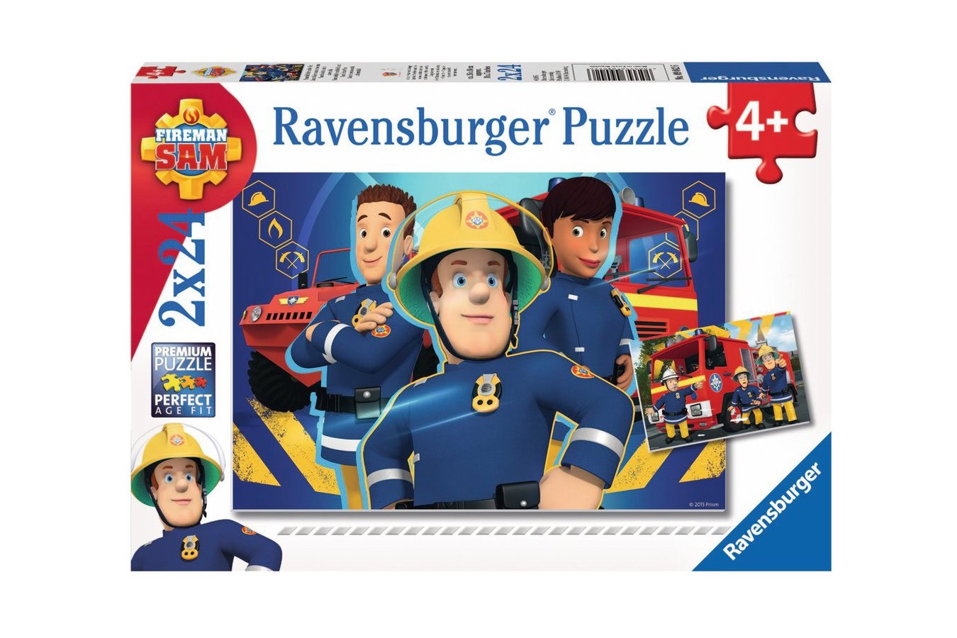 Puzzle Ravensburger - Sam Fireman, 2x24 piese (09042)