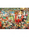 Puzzle Ravensburger - Santa's Final Preparations, 1000 piese (19558)