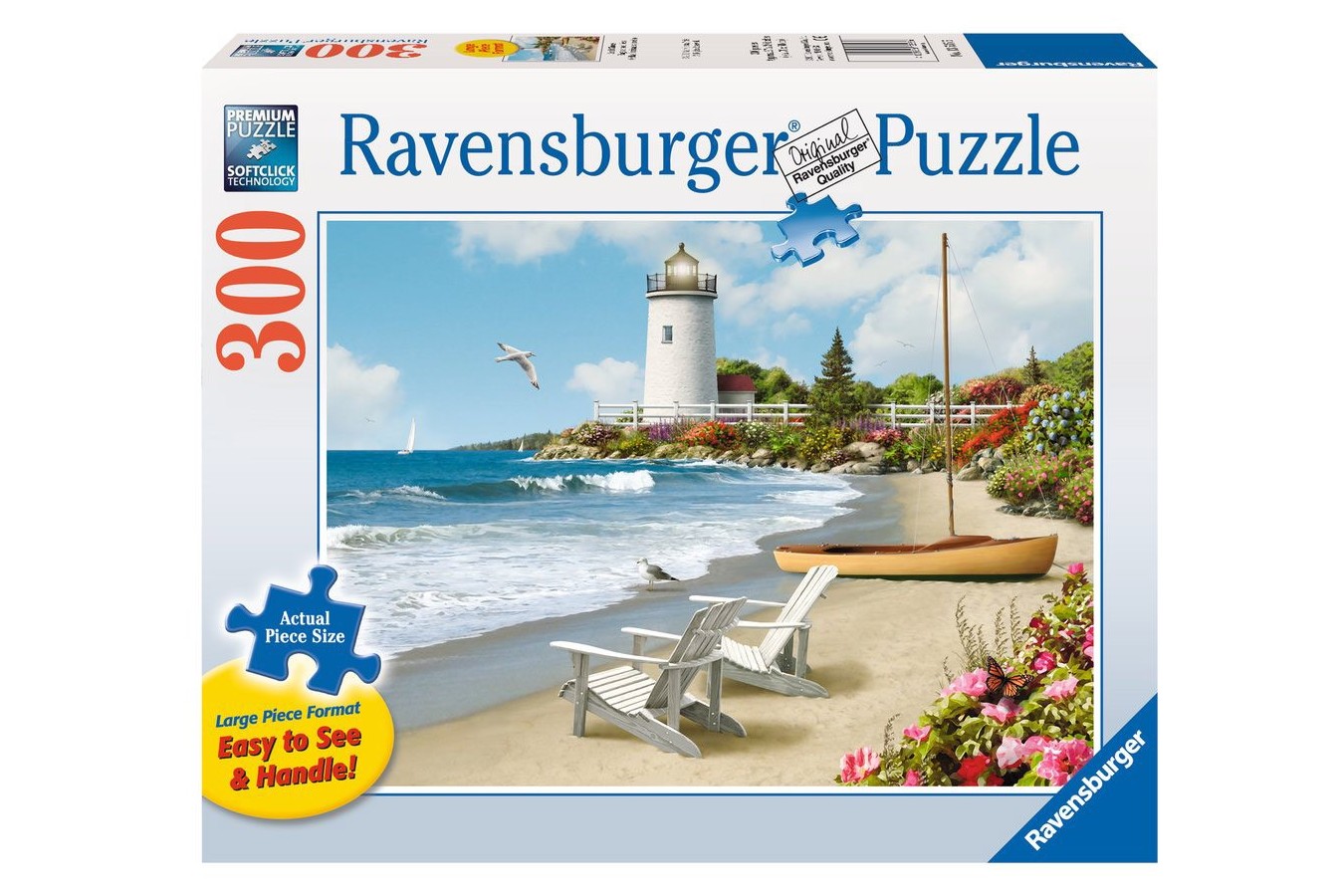 Puzzle Ravensburger - Sunlit Shores, 300 piese XXL (13535)