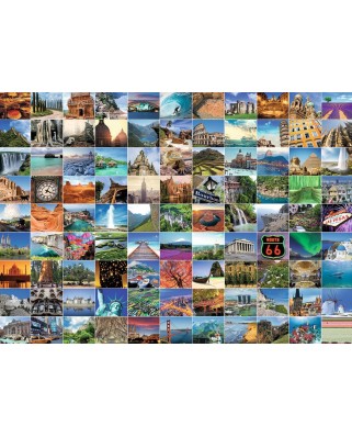 Puzzle Ravensburger - The 99 nicest localities on Earth, 1000 piese (19371)