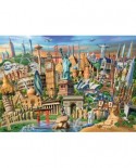 Puzzle Ravensburger - World Landmarks, 1000 piese (19890)
