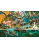 Puzzle Schmidt - Animal Families At The Riverside, 100 piese (56306)