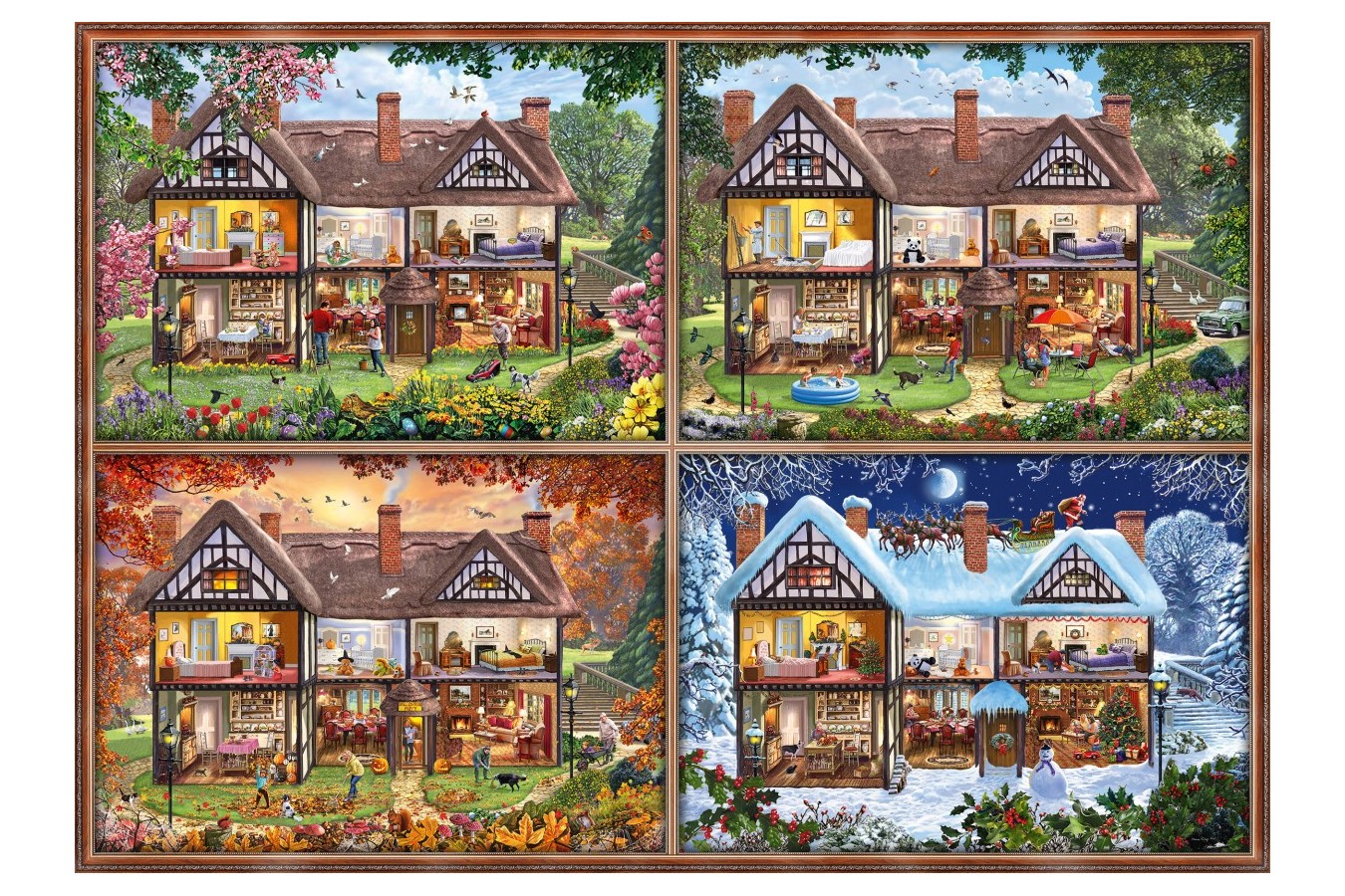 Puzzle Schmidt - House Of Four Seasons, 2000 piese (58345)