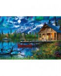 Puzzle Schmidt - Mountain Lake In The Moonlight, 500 piese (58365)