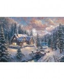 Puzzle Schmidt - Thomas Kinkade: Christmas In The Mountains, Limited Edition, 1000 piese (59493)