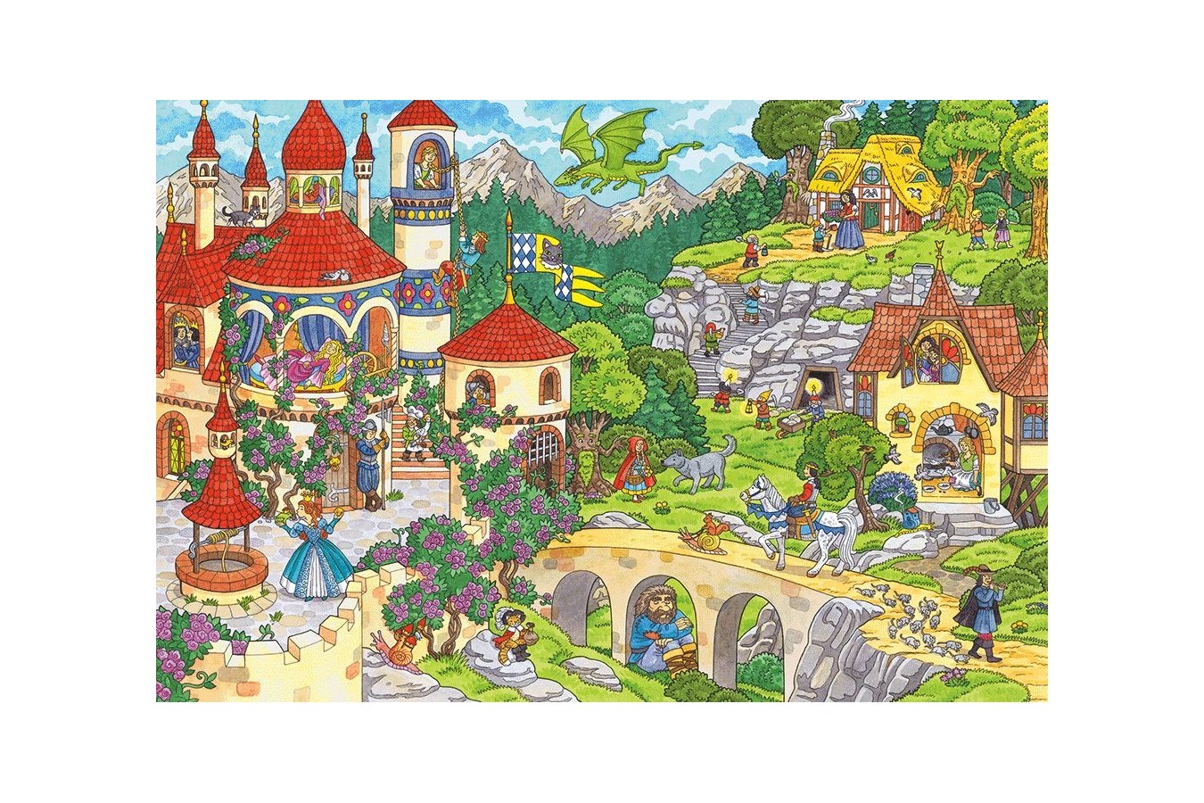 Puzzle Schmidt - A Fairytale Kingdom, 100 piese (56311)