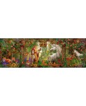 Puzzle panoramic Schmidt - Ciro Marchetti: Magic Forest, 1000 piese (59614)
