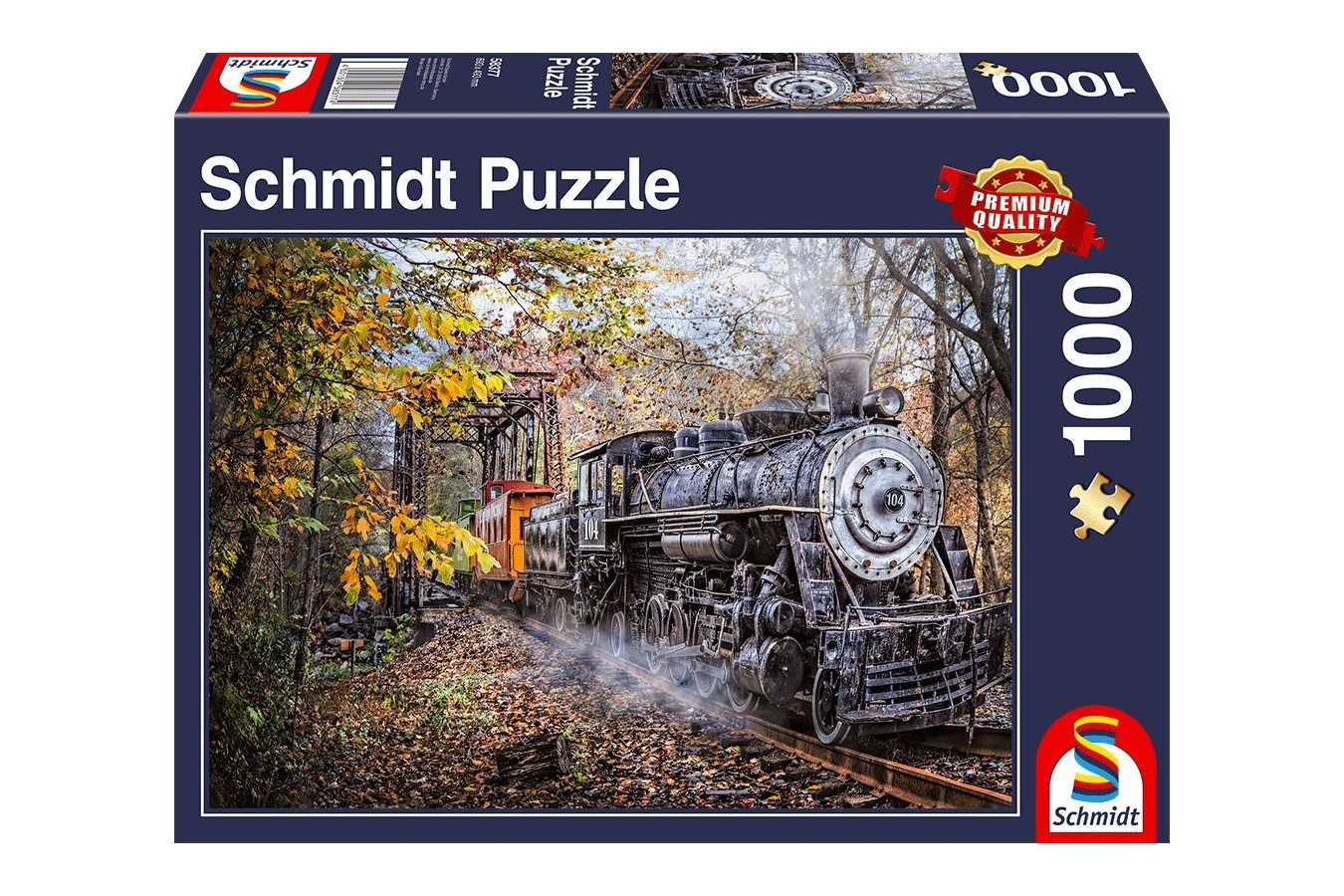 Puzzle Schmidt - Railway Fascination, 1000 piese (58377)