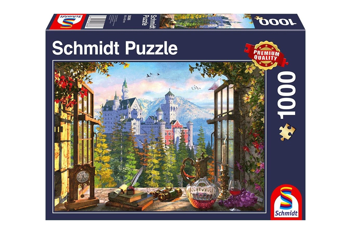 Puzzle Schmidt - View Of The Fairytale Castle, 1000 piese (58386)