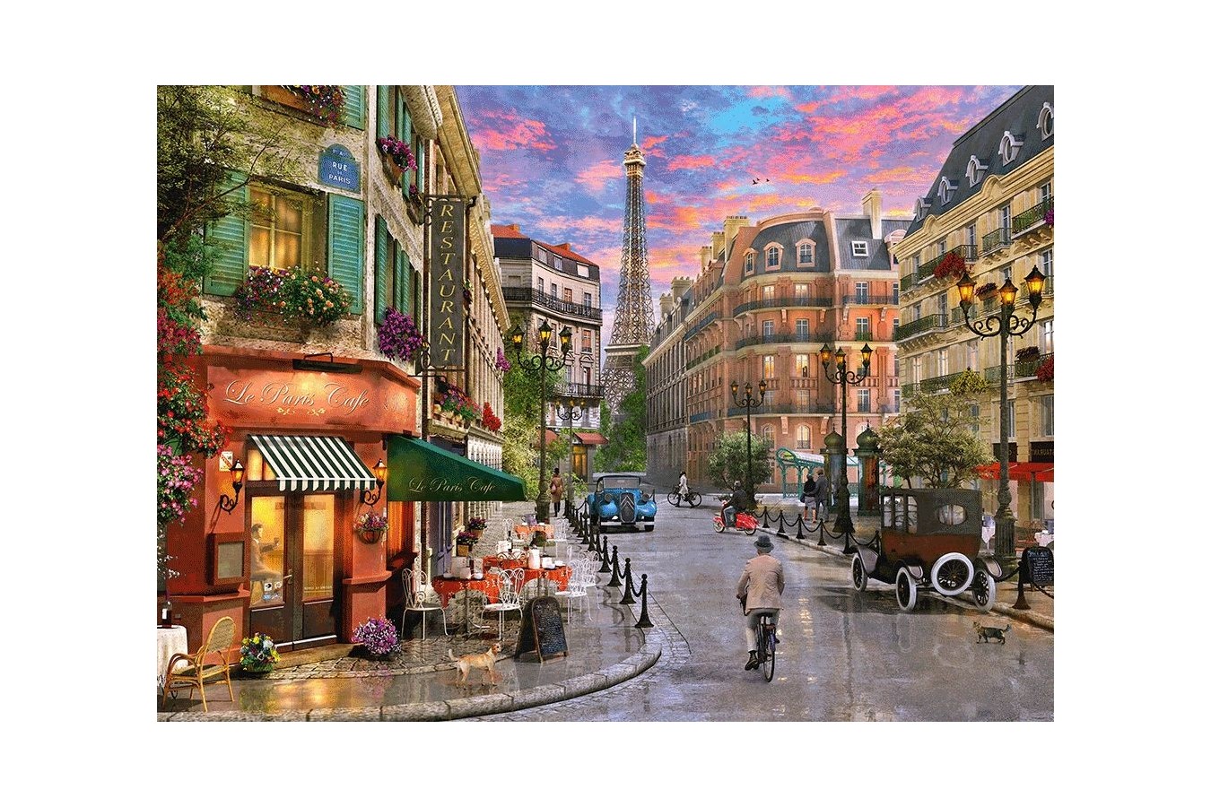 Puzzle Schmidt - Street To The Eiffel Tower, 1000 piese (58387)