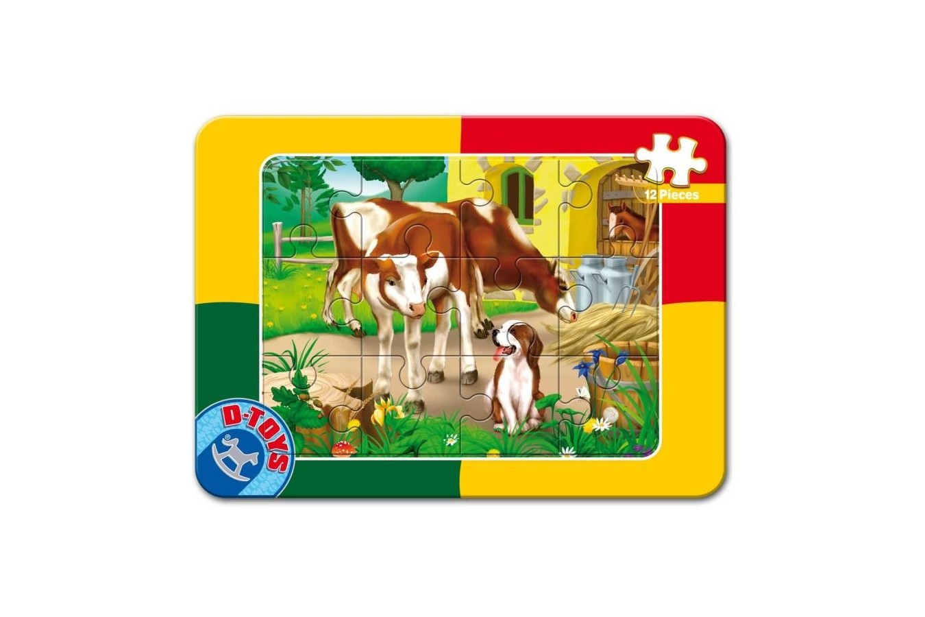 Puzzle D-Toys - Vaci, 12 piese (60181-3)