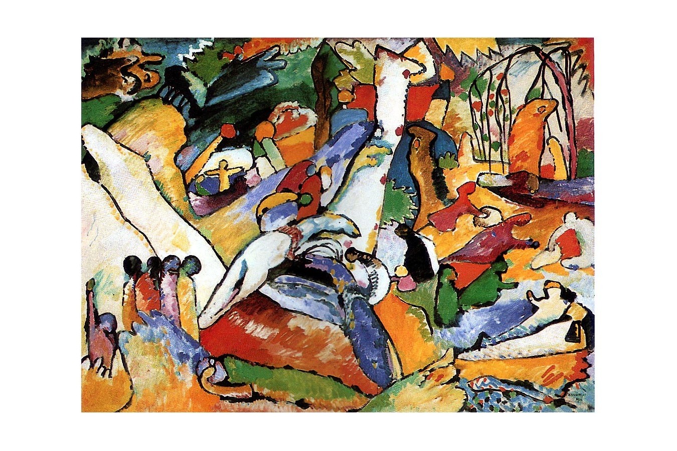 Puzzle D-Toys - Vassily Kandinsky: Sketch for "Composition II" / study, 1000 piese (72849-1)