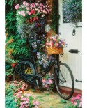 Puzzle Art Puzzle - Bicycle and Flowers, 500 piese (Art-Puzzle-4166)