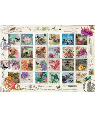 Puzzle Art Puzzle - Collage of Stamps, 500 piese (Art-Puzzle-4207)
