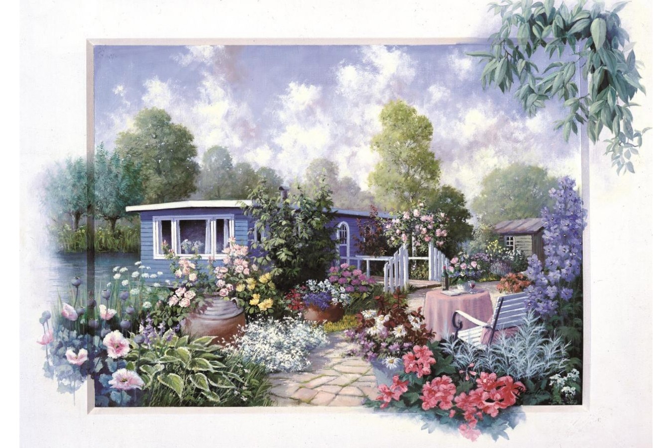 Puzzle Art Puzzle - Floral Garden, 500 piese (Art-Puzzle-4211)