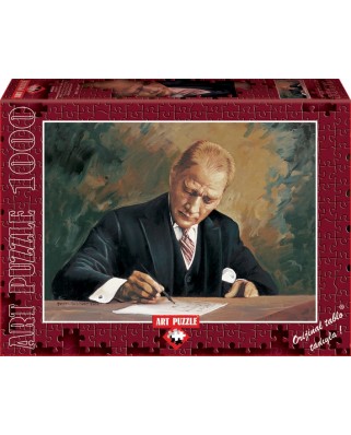 Puzzle Art Puzzle - Ghazi Mustafa Kemal Ataturk at Cankaya Mansion, 1000 piese (Art-Puzzle-4404)