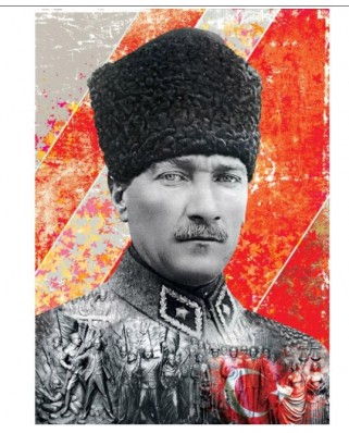 Puzzle Art Puzzle - Mustafa Kemal Ataturk, 1000 piese (Art-Puzzle-4377)