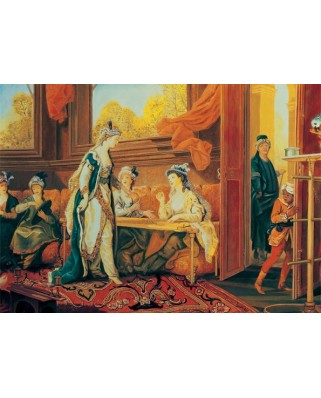 Puzzle Art Puzzle - Sultan is checking the Odalisques, 1000 piese (Art-Puzzle-81065)