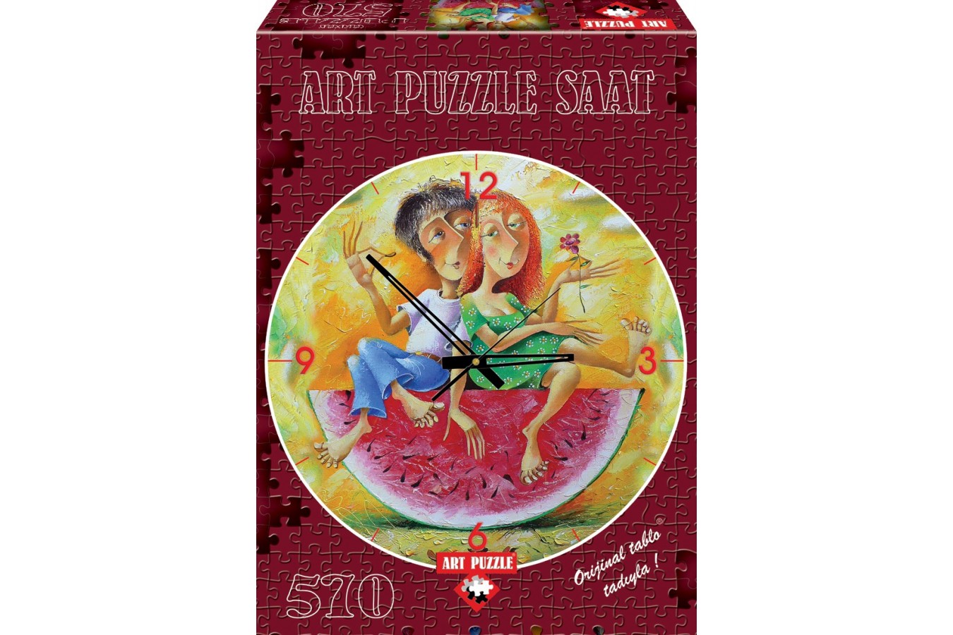 Puzzle rotund Art Puzzle - Love Time, 570 piese (Art-Puzzle-4291)