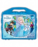Puzzle cuburi Clementoni - Frozen, 12 piese (41186)