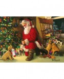 Puzzle Cobble Hill - Santa's Lucky Stocking, 350 piese XXL (Cobble-Hill-54611)