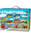 Puzzle King - Funny Vehicles, 12/16/24/50 piese (05521)