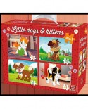 Puzzle King - Little Dogs & Kittens, 12/16/20/24 piese (05641)