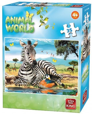 Puzzle King - Animal World, 35 piese (05774-A)