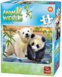Puzzle King - Animal World, 35 piese (05774-F)