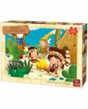 Puzzle King - Cow-Boys & Indians, 24 piese (05790)