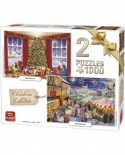 Puzzle King - Christmas Collection, 2x1000 piese (05811)