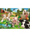 Puzzle Ravensburger - Farm Animals, 2x24 piese (07830)