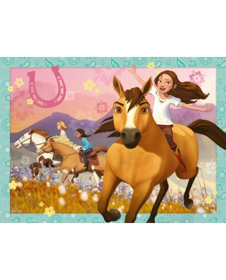 Puzzle Ravensburger - DreamWorks - Spirit Riding Free, 150 piese XXL (10055)