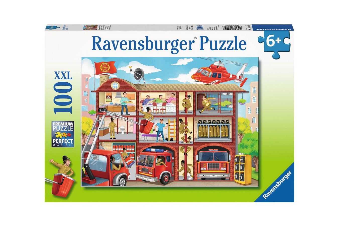 Puzzle Ravensburger - Fire Station, 100 piese XXL (10404)