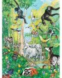 Puzzle de colorat Ravensburger - The Animals, 80 piese (10734)