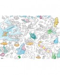 Puzzle de colorat Ravensburger - Underwater World, 80 piese (10752)