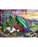 Puzzle Ravensburger - Queen of Dragons, 200 piese XXL (12655)