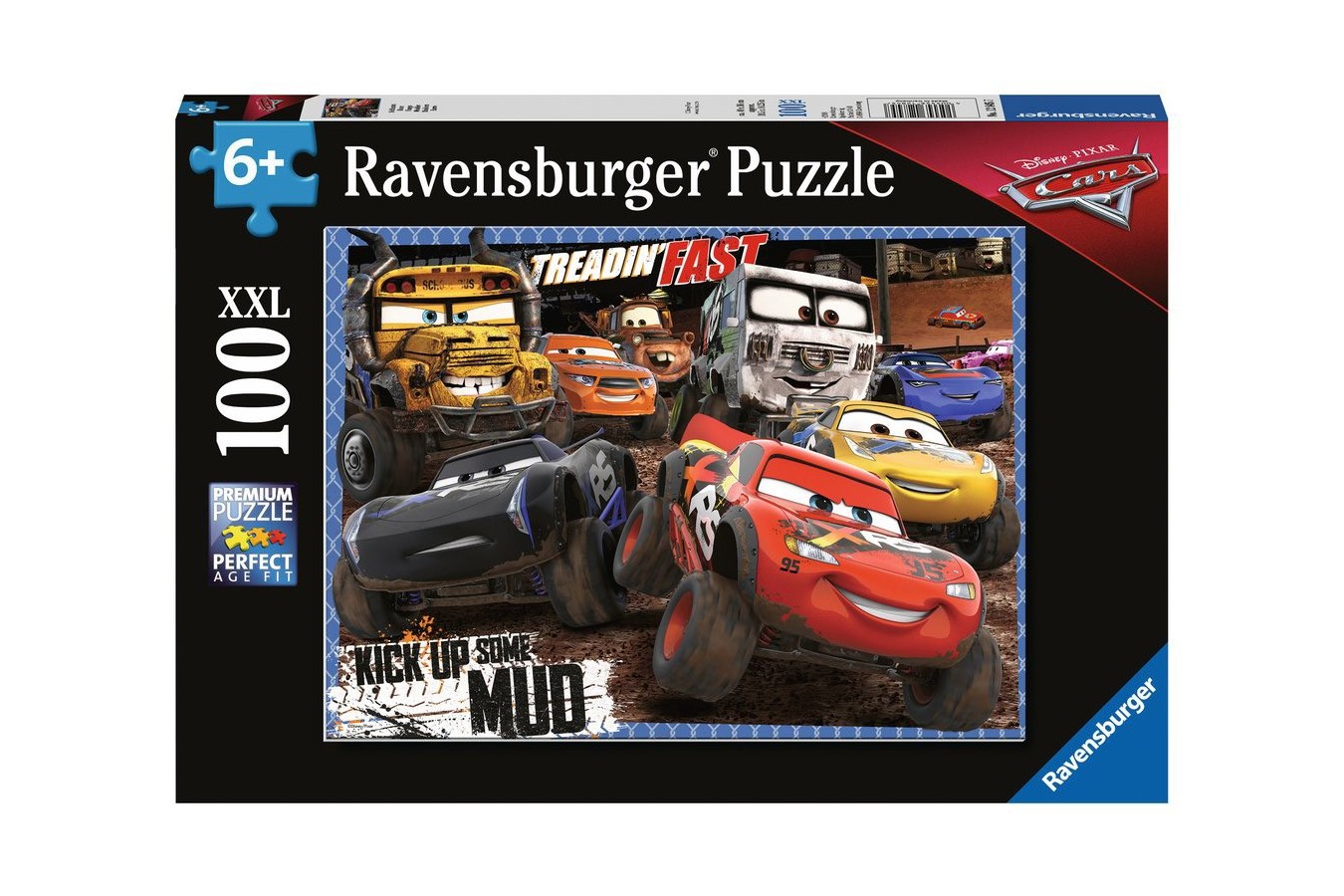 Puzzle Ravensburger - Cars, 100 piese XXL (12845)