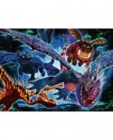 Puzzle fosforescent Ravensburger - How To Train Your Dragon, 100 piese (13710)
