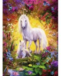 Puzzle Ravensburger - Unicorn with Foal, 500 piese (14825)