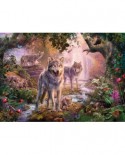 Puzzle Ravensburger - Wolf Family, 1000 piese (15185)