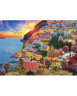 Puzzle Ravensburger - Dinner in Positano, Italy, 1000 piese (15263)