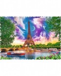 Puzzle Trefl - Crazy Shapes - Sky over Paris, 600 piese dificile (11115)
