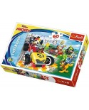 Puzzle Trefl - Disney Mickey and the Roadster Racers, 60 piese (17322)
