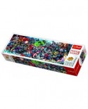 Puzzle panoramic Trefl - Join the Marvel Universe, 1000 piese (29047)
