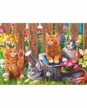 Puzzle Trefl - Little kittens in the garden, 500 piese (37326)